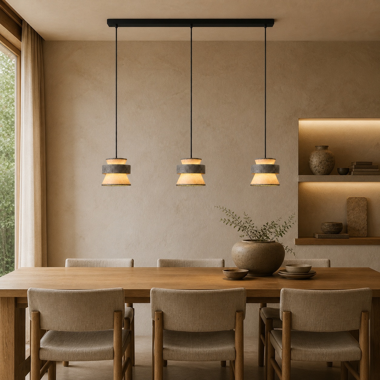 StoneBeamLab natural stone pendant light image 9
