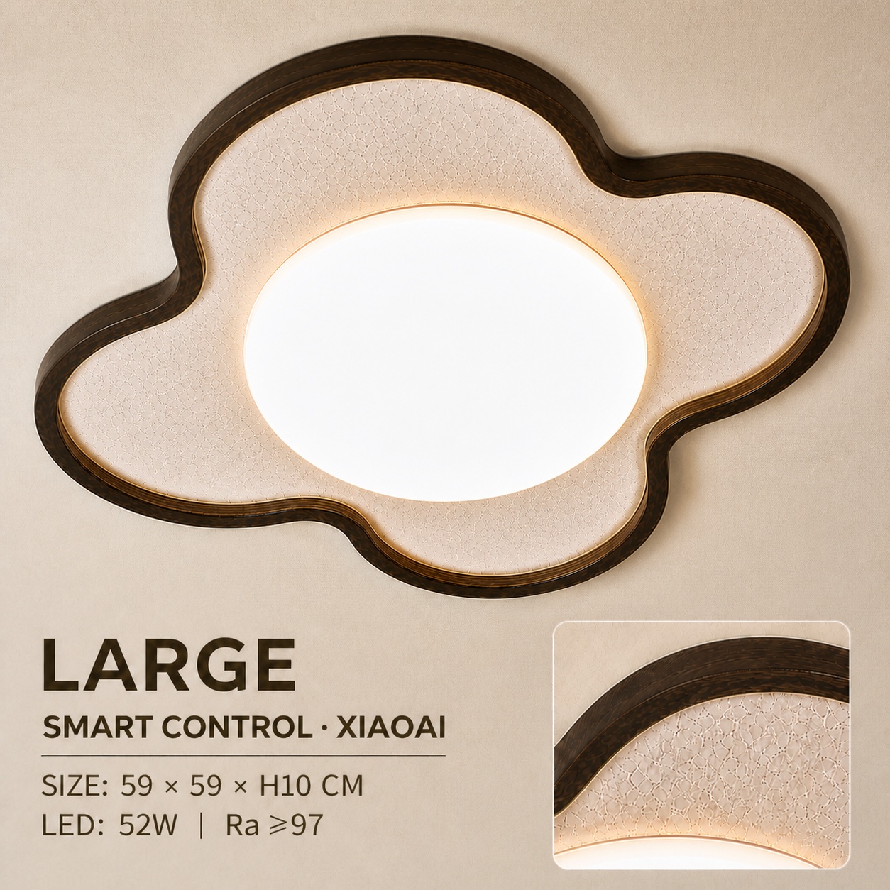 StoneBeamLab natural stone ceiling light image 8