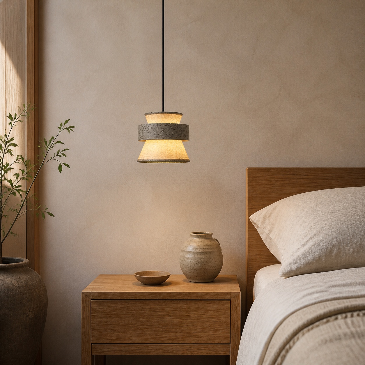 StoneBeamLab natural stone pendant light image 6